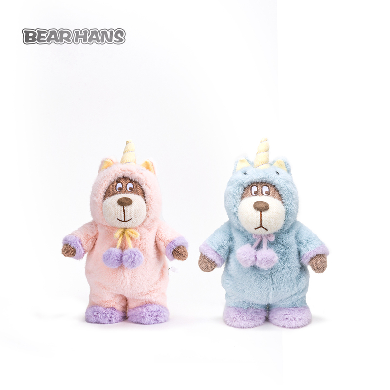 Little Bear Hans Angela Unicorn Plush Toy Doll Sleeping Cuddle Comfort Doll Birthday Gift for Girls