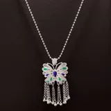 Этнический ретро чокер, ожерелье с кисточками, китайская шпилька, аксессуары, этнический стиль, павлин, для выступлений