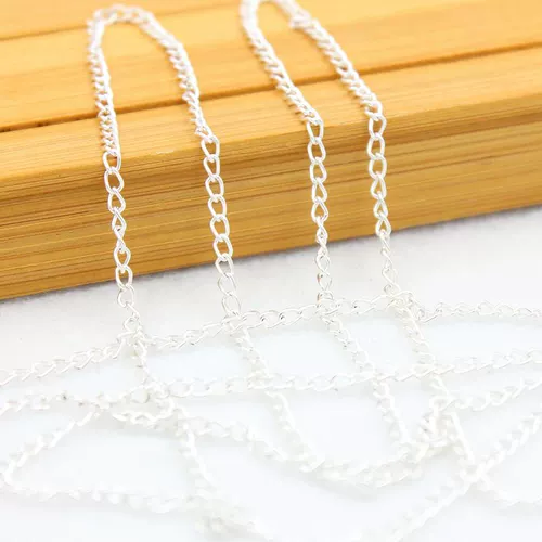 Аксессуары ручной работы, металлическая цепочка, цепь, браслет, аксессуар для волос с кисточками, 2.5мм, 10м