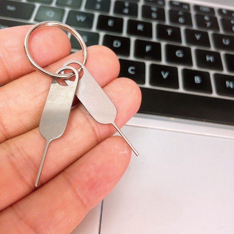 AppleおよびAndroid対応ユニバーサルSIMカード取り出しツール、OPPO SIMカード取り出しツール、Huawei VIVOおよびXiaomi SIMカード取り出しツール、キーリング。