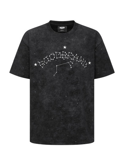 GB-GOODBRAND 2025SS COSMOSIS星座系列轻奢时尚感水洗短袖T恤