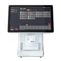 Aojia cash register all-in-one supermarket convenience store small Windows tobacco and wine catering milk tea win7 touch cashier computer scan code double-sided screen cashier system commercial dual-screen cash register