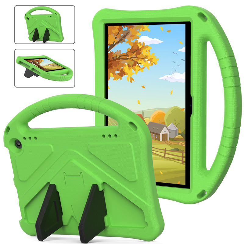 Suitable for Amazon Fire Max 11 2023 Hd10 Kindle Fire Hd8Plus Protective Case, Full Coverage, Anti-Drop, Children's Large Portable Horizontal Stand Case with Tempered Film