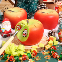 Childrens Christmas gift creative small gift handmade diy girl toy blind box accompanying Christmas Eve apple gift box