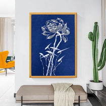 Batik decorative painting living room restaurant entrance corridor wall sofa background wall tea room bedroom modern simple