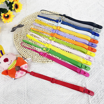Baby Pacifier Clips Solid Color Teething Toys Anti-drop Chai