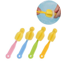 Baby Nipple Milk Brush Bottle Cup 360 Degree Sponge Clean Pa