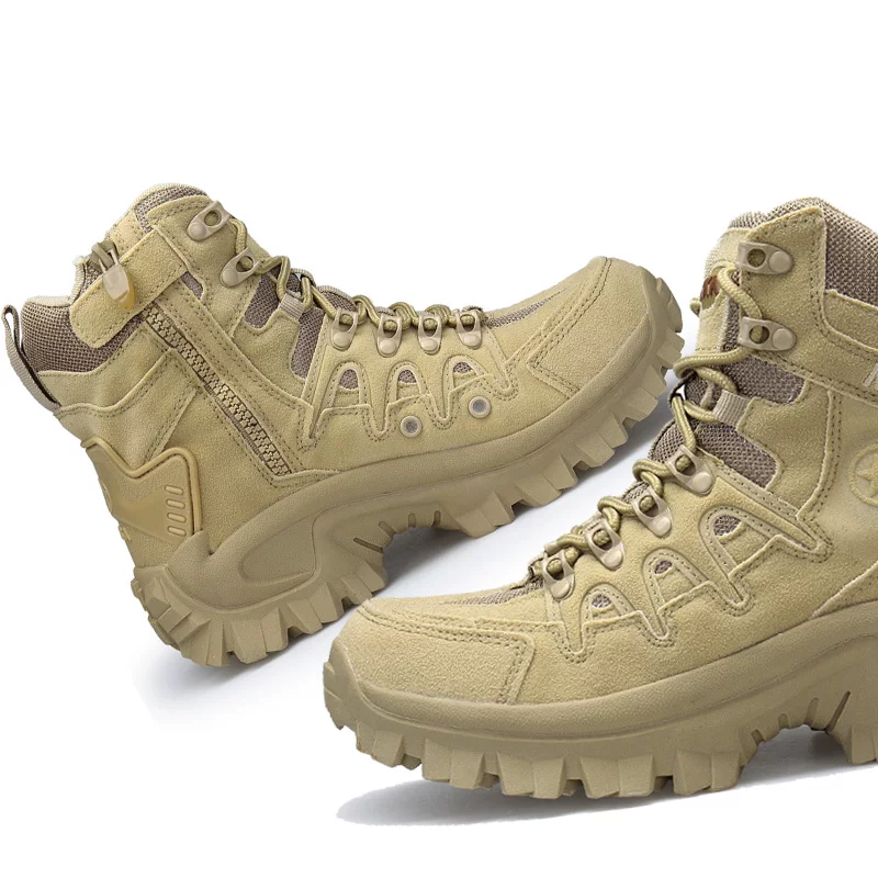 [Winter/Autumn Men High Quality Brand Military Leather Boots] зимние/осенние мужские кожаные армейские ботинки высокого качества