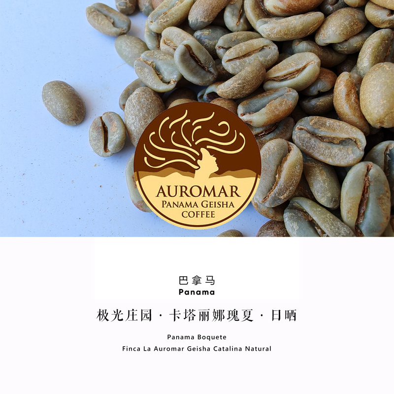 Raw Coffee Beans Panama Aurora Estate Catalina Geisha Sun-Dried 2025 Harvest Season