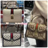 Gucci/Gucci Ophidia Серия лент для паутины маленькие сумочки и малышки, цветы, мезенгеры на плече и досуг