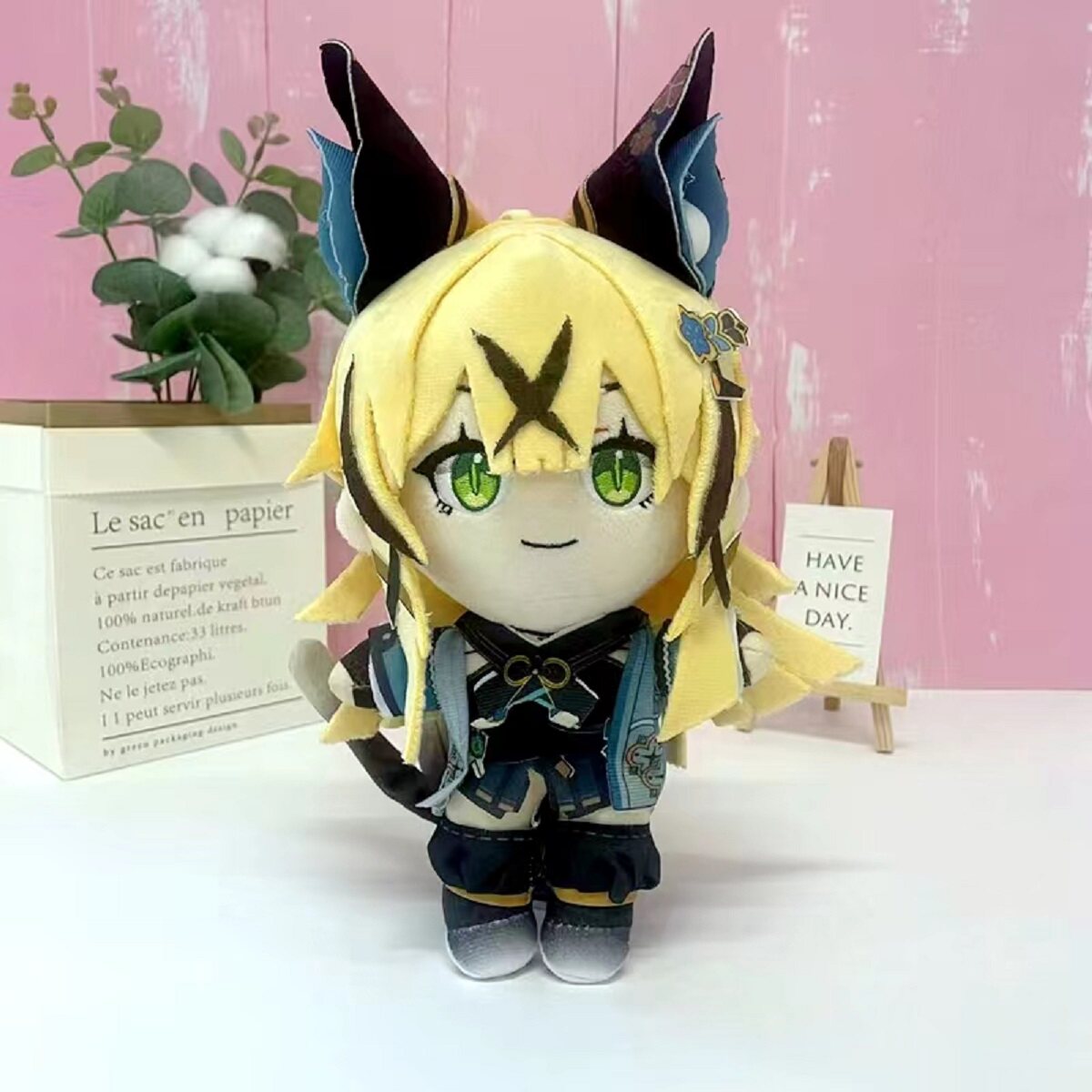 Игрушка genshin impact plush toys kaveh venti kazuha albedo tighnari 21st scooter