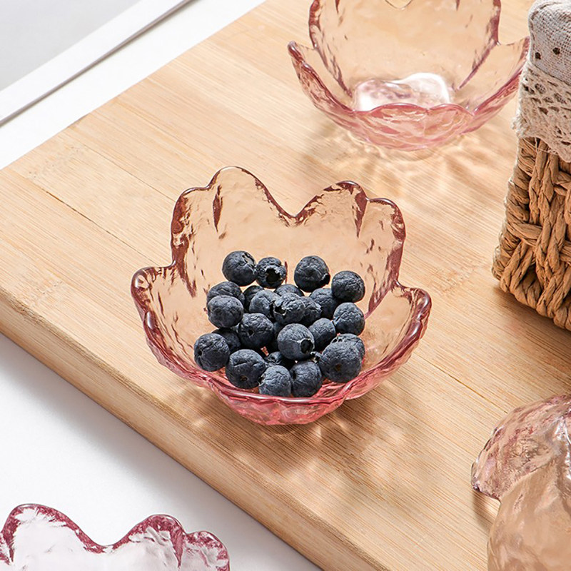 Европейская столовая вилка small glass dish nordic style gold inlay glass sauce bowl mi
