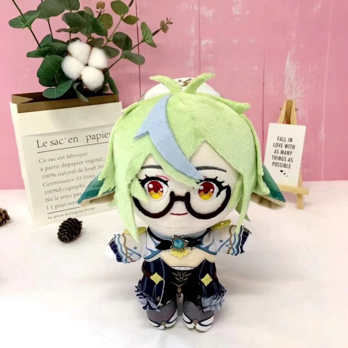 Игрушка genshin impact plush toys kaveh venti kazuha albedo tighnari 21st scooter