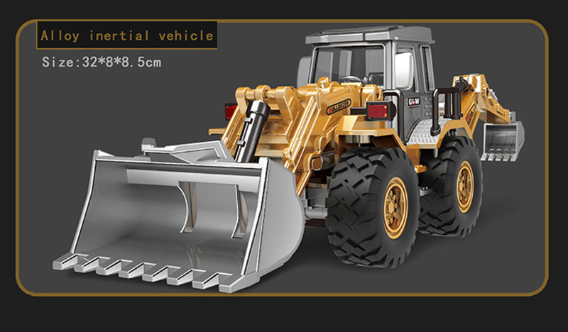 Игрушка toys for boys alloy tractor kids excavator bulldozer miniatu 400
