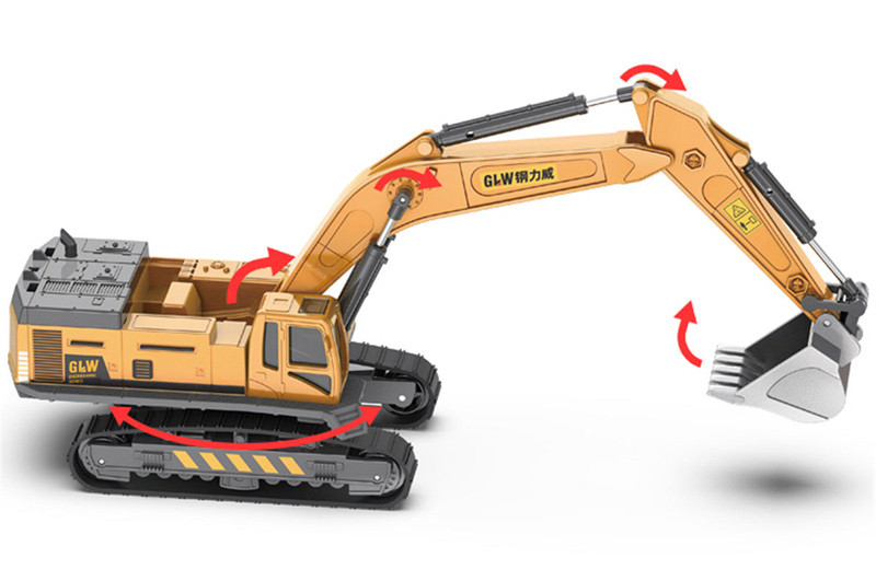 Игрушка toys for boys alloy tractor kids excavator bulldozer miniatu 400