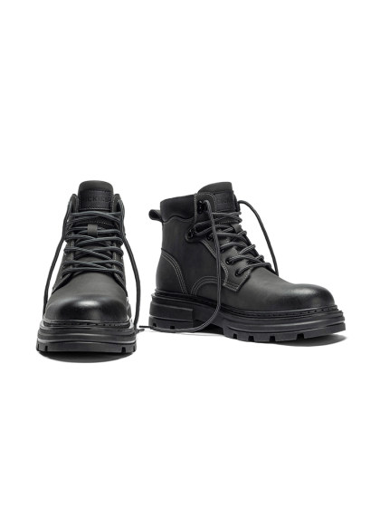 Dickies马丁靴男2024冬季新款靴子男英伦真皮短靴户外潮流工装靴