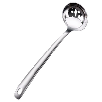 316 stainless steel soup spoon household spoon long handle hot pot colander set soup large ladle soup anti-scalding 2912
