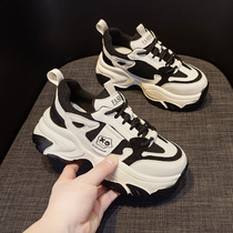 Super hot thick-soled see-through mesh dad shoes 224 spring and summer hot style Internet celebrity new fashion versatile ins sports shoes