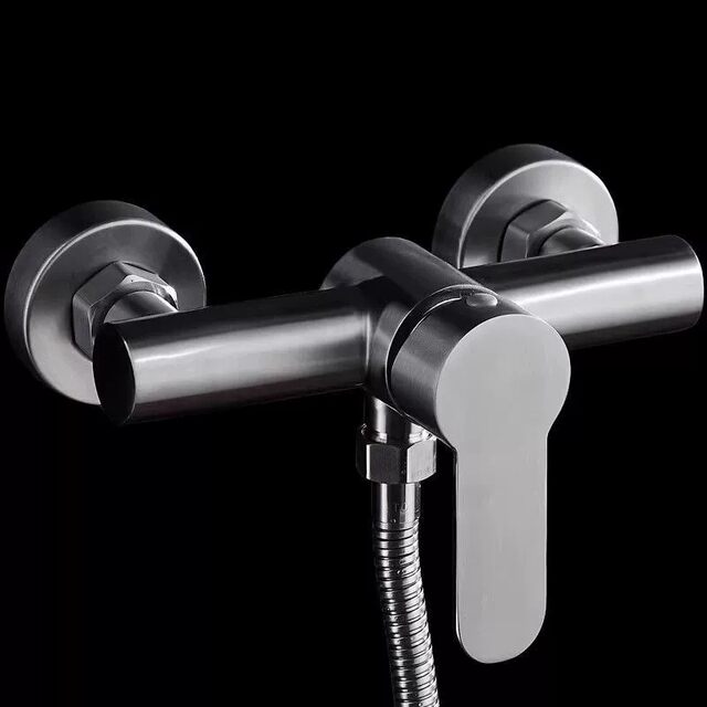 304 Stainless Steel Shower Mixing Valve Bathroom Hot and Cold Faucet Water Heater Concealed Shower Faucet Shower Set