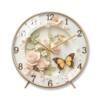 French-Style Butterfly Nordic Clock, High-Value Art Painting, Silent Bedroom and Living Room Creative Home Desk Clock, Quartz Clock