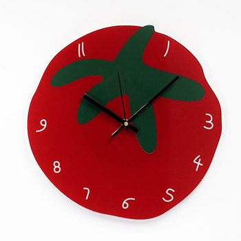 Cute and Creative Internet-Famous Wall Clock, Acrylic Simple Design, Suitable for Home Use, Universal Wall Hanging