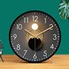 Simple Modern Wall Clock, Creative Living Room Nordic Style Ornament, Premium Tabletop Quartz Clock