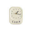 Creative Clock Stand ins Cream-Style Desktop Simple Home Decoration Ornament Bedroom Bedside Silent Clock