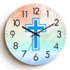 Creative Cross Living Room Wall Clock Bedroom Wall Hanging Silent Clock Simple Living Room Bedroom Silent Watch