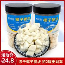 Forrest Gump coconut crispy chips Hainan flavor specialty coconut meat and dried fruit canned casual snacks 188g