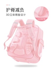 Ранец 书包女小学生高颜值女孩一年级新款减负大容量女生护脊儿童超轻便软型紫色一二年级男生防水三到六可爱男童