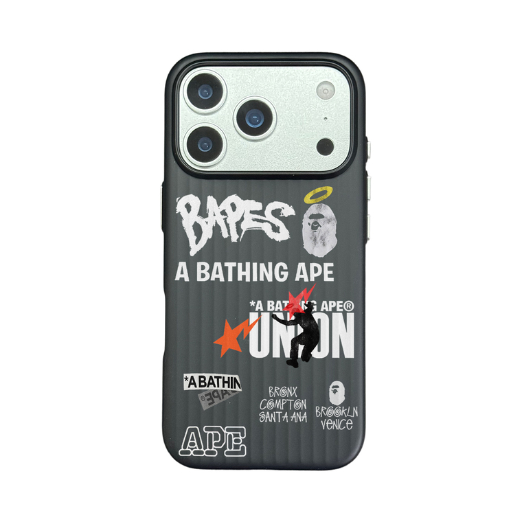 Monkey Head Halo Graffiti Text UNION for Pro Max, 18 - 12, Air iPhone Case