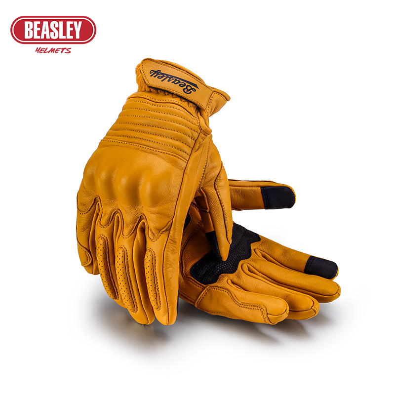 BEASLEY Bisforce retro riding gloves male and female four-season universal touch screen breathable winter locomotive cruising-Taobao