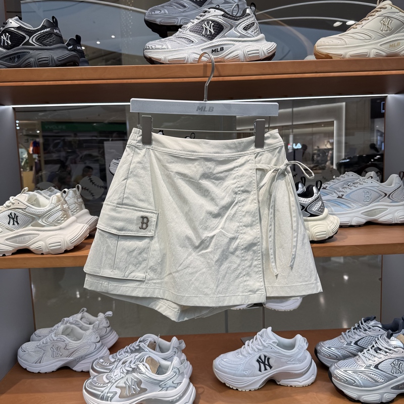 Mlb Fashion Ny Large Pocket Workwear 26 Spring/Summer Women's Sports Casual Skirt Pants Half Skirt 3Fskb0463 Mlb Fashion Ny Large Pocket Workwear 26 Spring/Summer Women's Sports Casual Skirt Pants Half Skirt 3Fskb0463