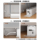 Бамбуковый скрытый встроенный проекторный экран 8k с защитой от света, подвесной электрический кабель, фотонный потолок гостиной, встроенный экран телевизора сверхвысокой четкости 4k, самоподъемный домашний кинотеатр 100/120 дюймов, полный комплект mini 4
