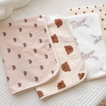 Diaper pad newborn baby pure cotton gauze waterproof non-slip breathable childrens large washable menstrual pad anti-wetting bed