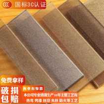 Construction and home decoration double-layer laminated tempered glass silk laminated wire hollow waterproof art glass manufacturer wholesale customization