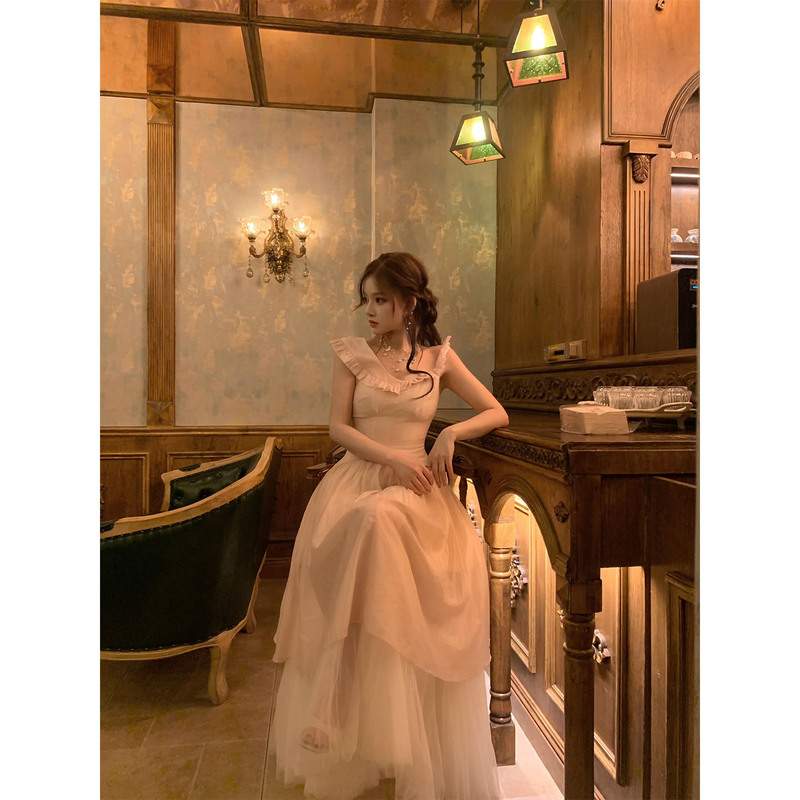 Hope and Young Lixita/Girly Style Dress for Women, Waist-Cinching Fairy-Style Long Dress with a Sweet and Elegant Vibe Hope and Young Lixita/Girly Style Dress for Women, Waist-Cinching Fairy-Style Long Dress with a Sweet and Elegant Vibe