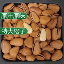 Extra large northeastern pine nuts original large grains special grade wild nuts for pregnant women hand-peeled new years roasted seeds and nuts nutrition