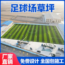 Lezijun Football Field Fill-Free Artificial Turf School Gymnasium Simulated Lawn Outdoor Artificial Fake Turf 50