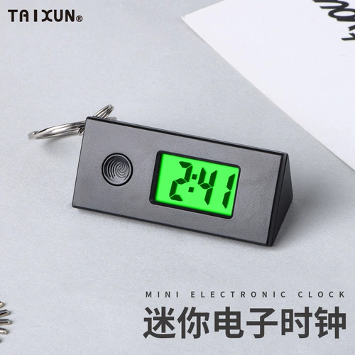 Электронные мужские часы для школьников подходит для мужчин и женщин, светящиеся карманные часы, креативный портативный треугольник, цифровые часы, подарок на день рождения