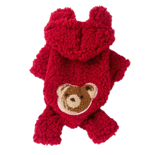 Собачья одежда осень и зимние домашние животные Тедди Берби Сонг Боми теплый четырехмонтажный курт