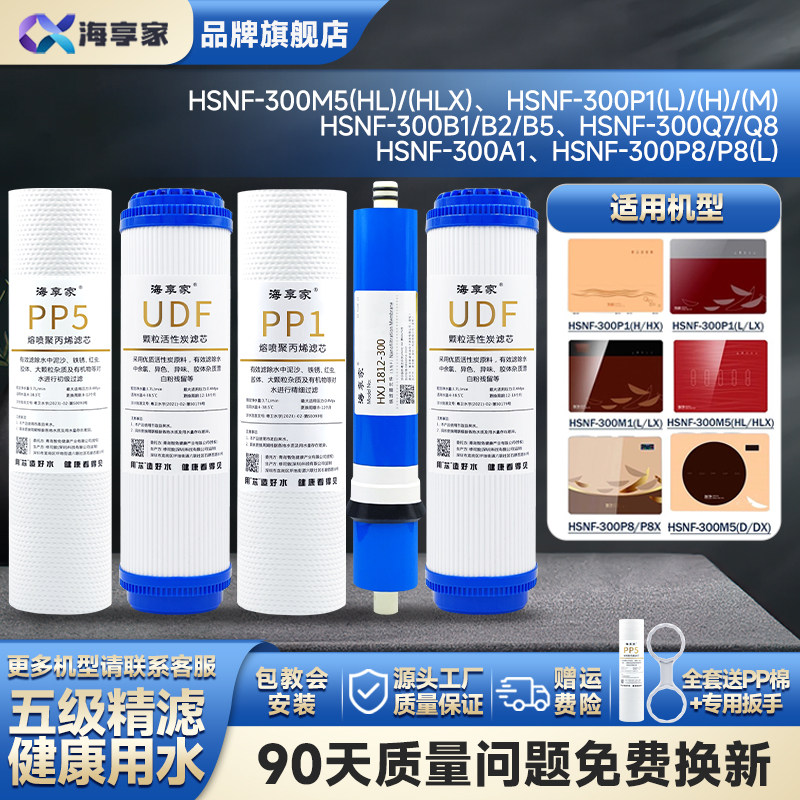 Haier Strauss Water purifier filter HSNF-300M5 HSNF-300M5 M1 M1 P8 P2N P2N net filter core suit-Taobao