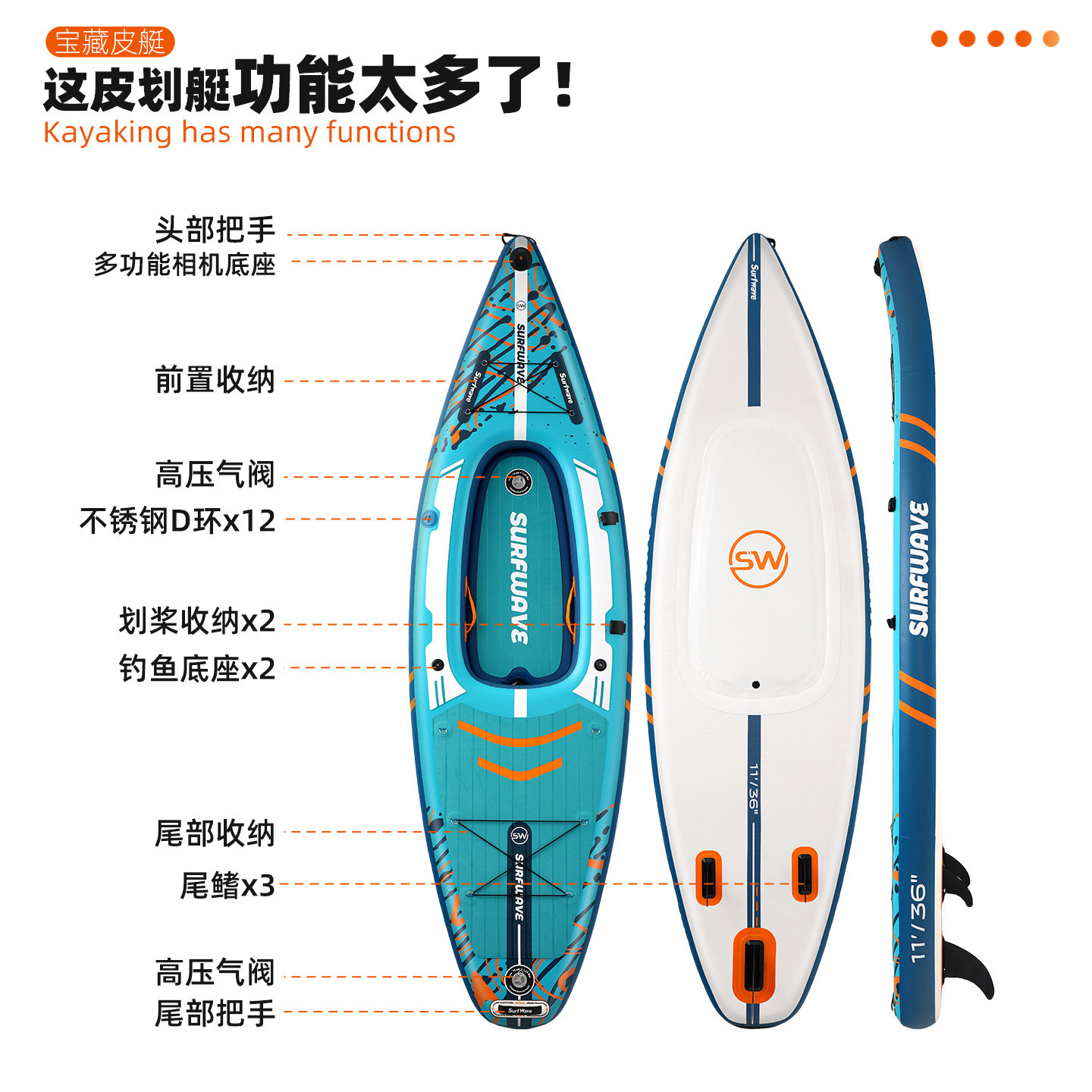 竞速桨板SUP进阶板:黄金尺寸冲浪板,开启水上飞驰新体验!🌊🚀-冲浪板-淘宝百科网