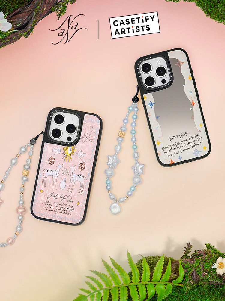 【美品】CASETiFY × 欧阳娜娜（Nabi）iPhone16 Tifi x 欧阳娜娜森林秘境串珠手机链：兼具时尚与实用性，你值得拥有的