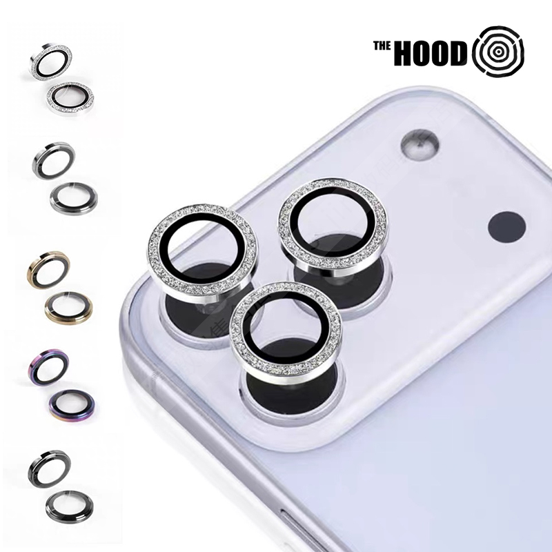 The Hood Camera Lens Flash Diamond Protective Sticker Is Suitable for Apple Iphone17Promax/17Pro/Air Camera Protection Ring Corning Glass Full Hd Protection Mobile Phone Lens Film