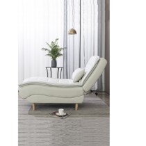 Lazy sofa single reclining and sleeping bedroom chaise lounge sofa bed dual-purpose technology fabric balcony small sofa