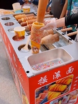 Chimney bread Rroll Stall rock machine Mesh Red Night Market Stall toged bread Harbin Chimney