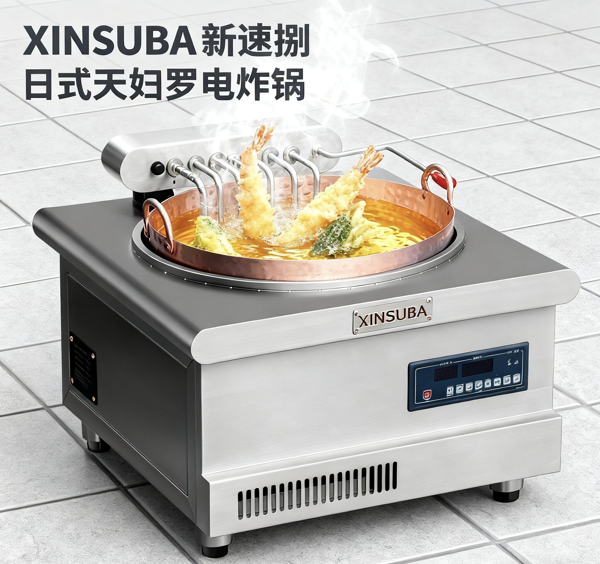 商用日料居酒屋全銅電炸爐黃銅紫銅油炸鍋日式天婦羅電炸鍋-淘寶Taobao