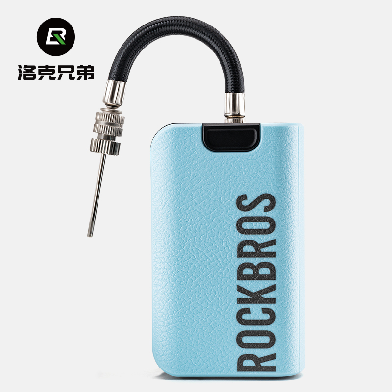 Rock Brothers Ball Electric Inflator Digital Display Wireless High-Pressure Air Pump Basketball Football Rechargeable Portable Mini