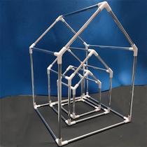 Childrens tent DIY playhouse pet small house frame childrens handmade DIY toy house